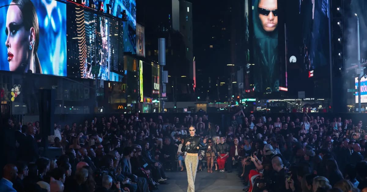 Demna turns Times Square into Gucci’s cruise runway in New York