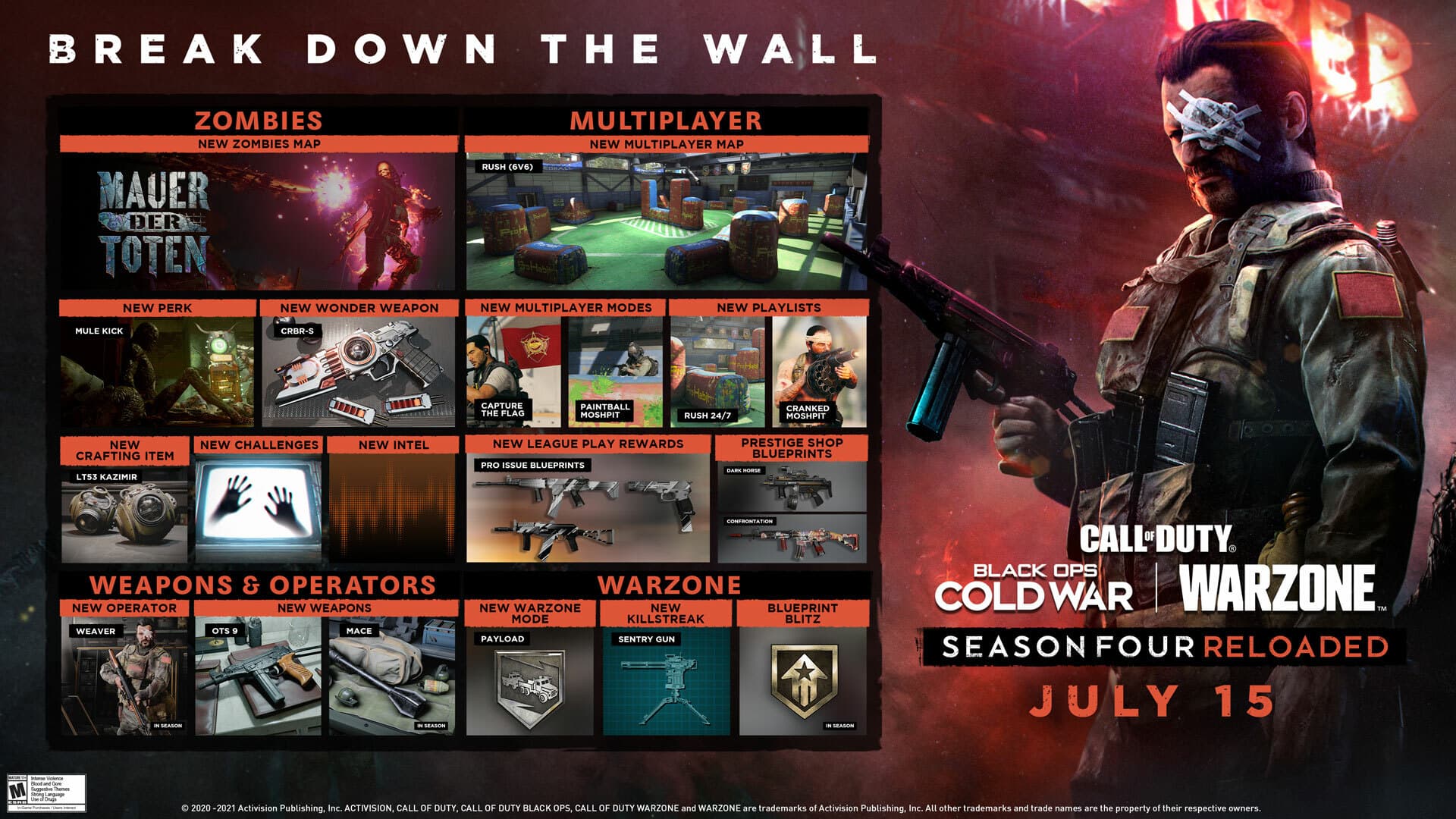 Black Ops 7 and Warzone Season 4 Reloaded lands June 25