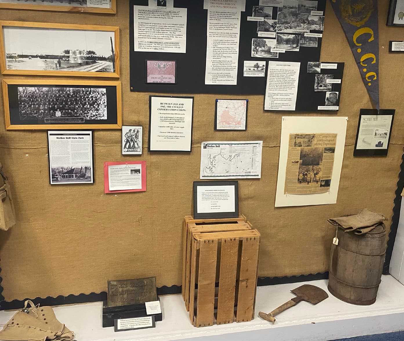 Coryell Museum spotlights county history in small hallway exhibits