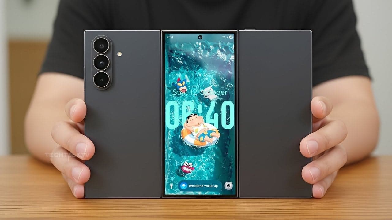 Samsung Introduces Galaxy Z TriFold, Its First Three Panel Phone