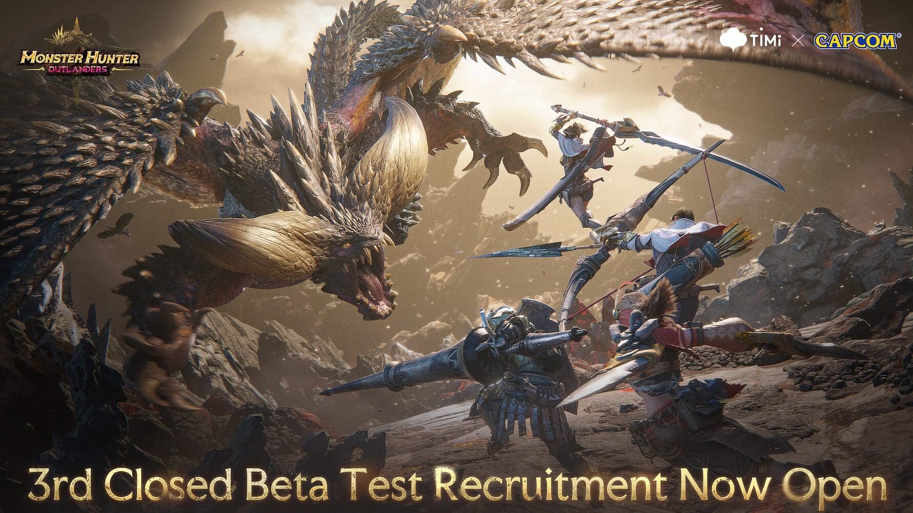 Monster Hunter Outlanders opens third closed beta sign-ups worldwide