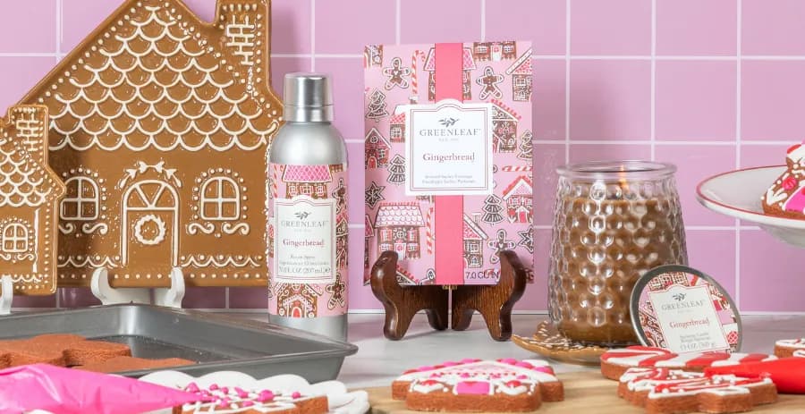 Greenleaf previews holiday fragrance gifts with Gingerbread and Tree Honeycomb Diffuser