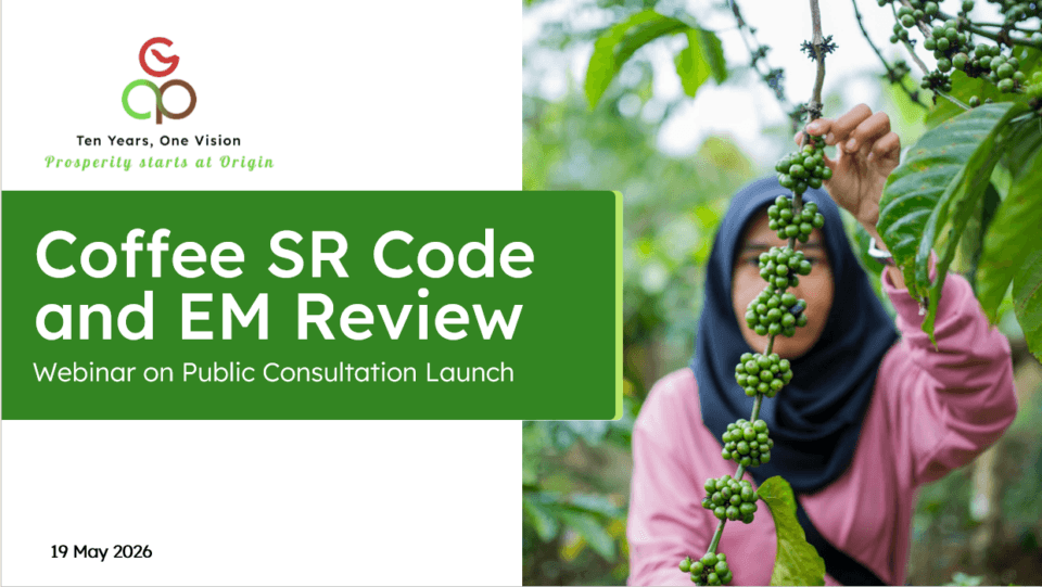 Global Coffee Platform opens consultation on 2026 sustainability code review