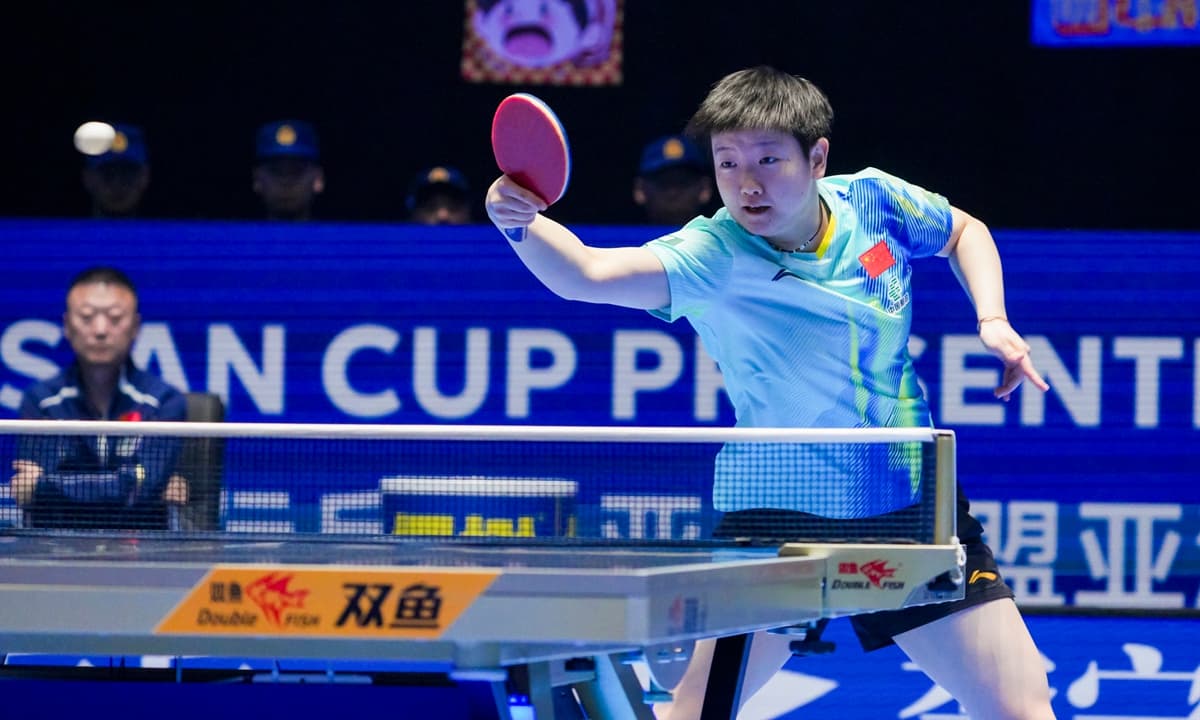 Sun Yingsha Dominates Opening Match 3-0 at ITTF-ATTU Asian Cup