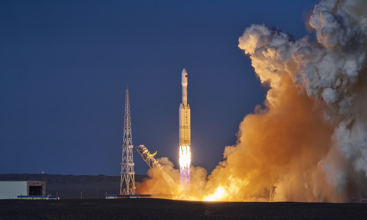 DJI Drone Captures Breathtaking Close-Up Footage of China's Kinetica-2 Rocket Launch