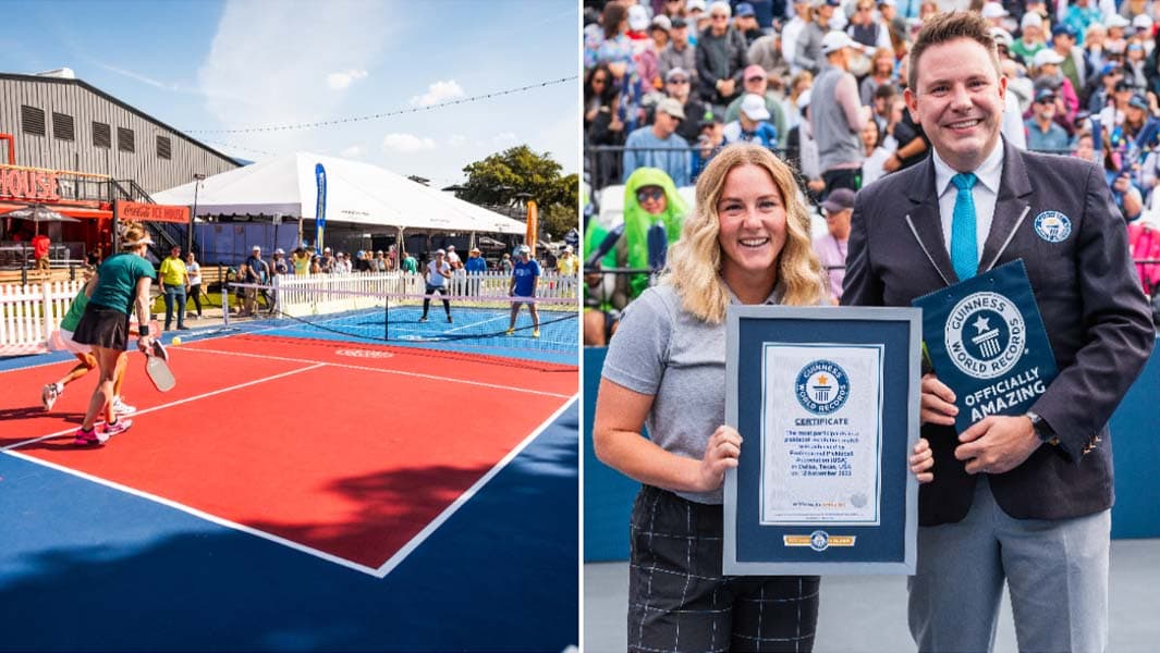 Brad Haverkamp and Caleb Dang set 28-hour Guinness singles pickleball record