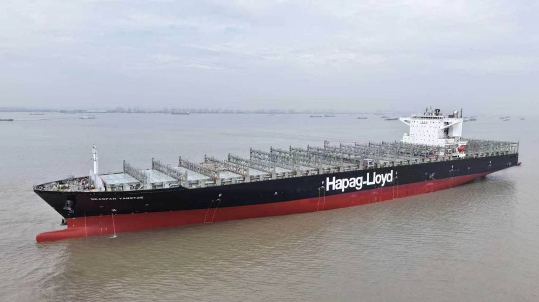 Seaspan, Hapag-Lloyd complete first methanol retrofit on container ship