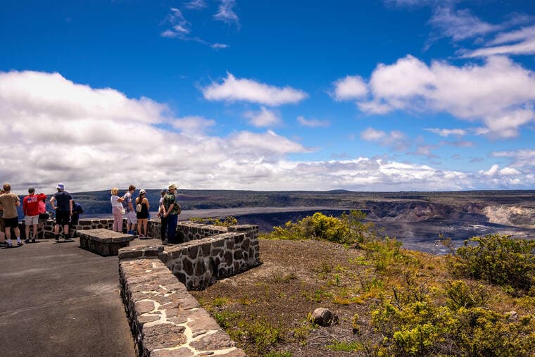 Kīlauea summit redesign adds safer overlooks, expanded visitor center