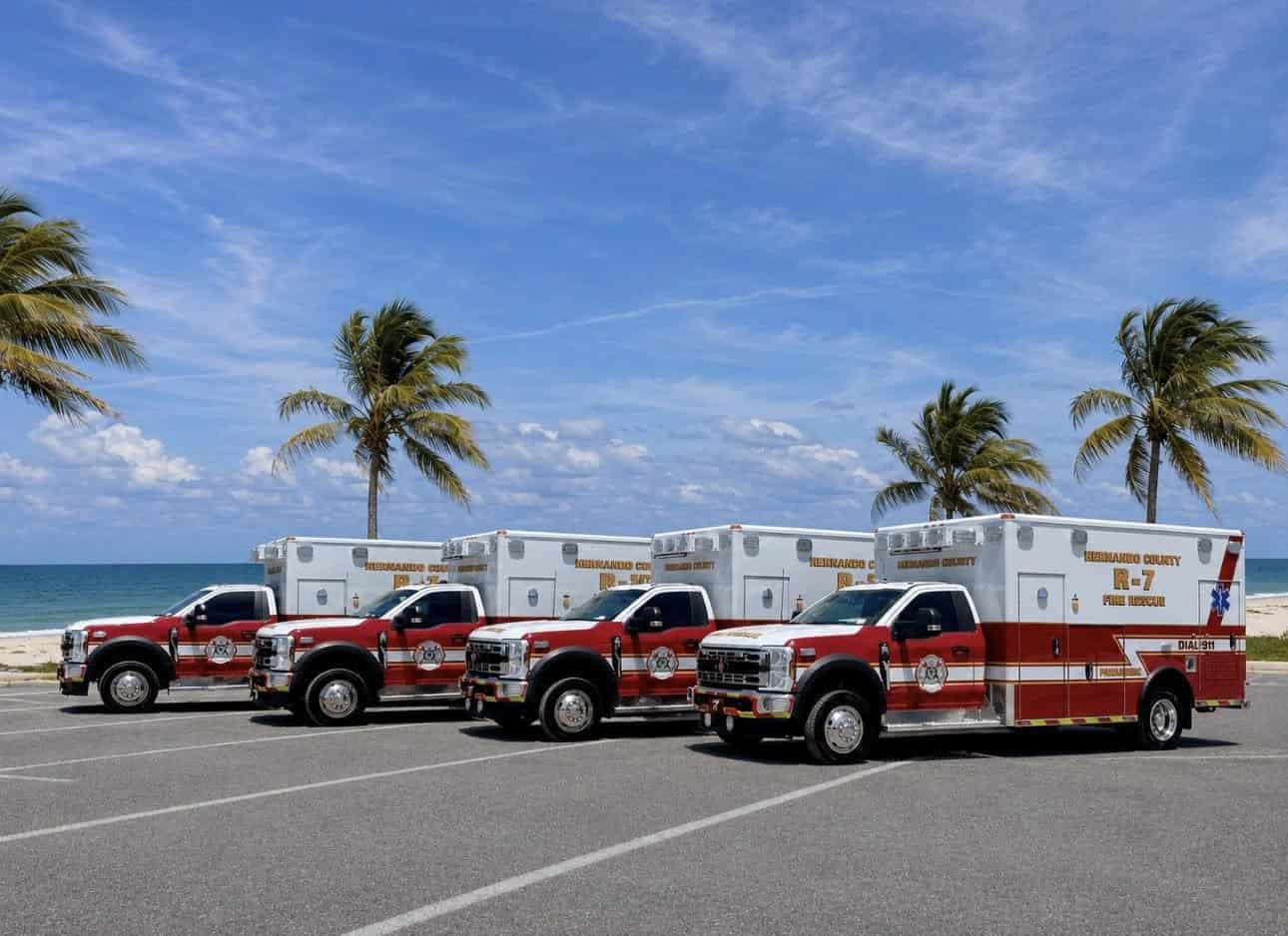 Hernando County Fire Rescue adds four new rescue units to service