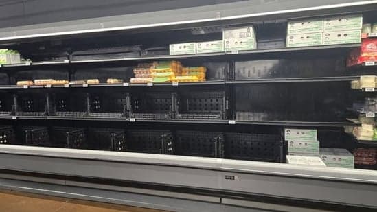 Winter Storm Panic Leaves Trader Joe's Aisles Bare, Staff Overwhelmed