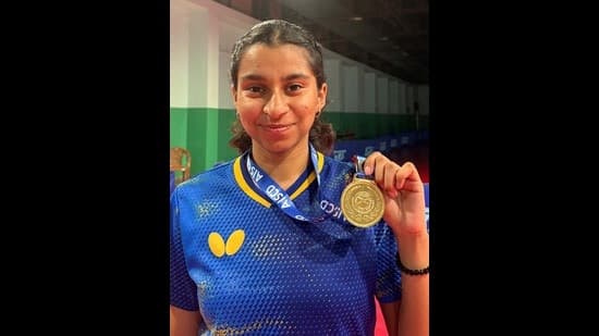 Ludhiana's Aishwin Kaur Wins Gold at National Deaf Table Tennis Championship