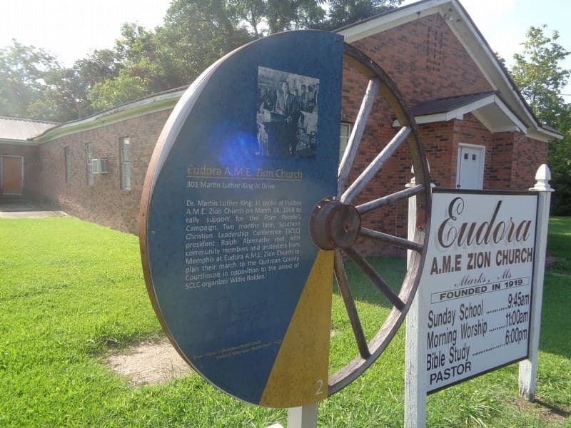 Eudora AME Zion Church marks Quitman County's role in civil rights history