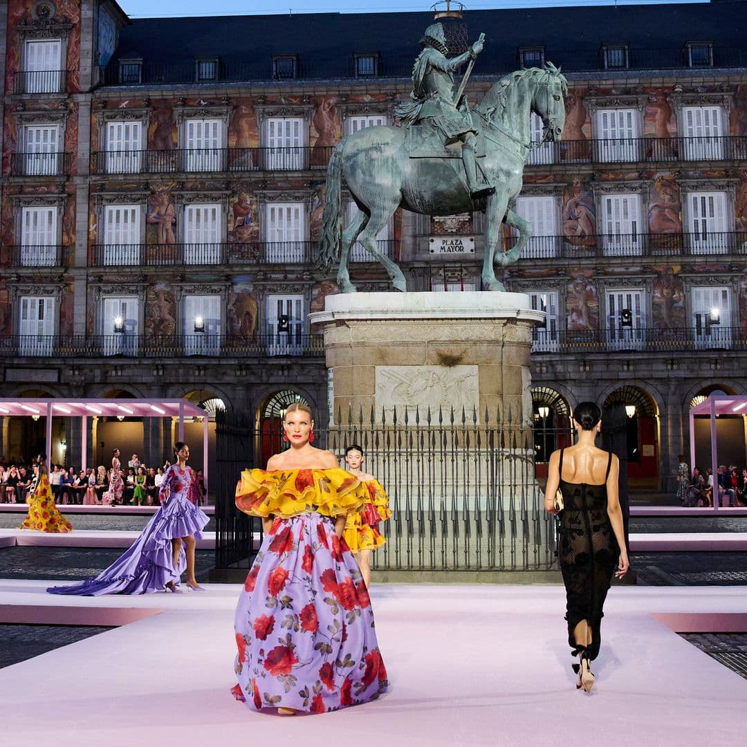 Carolina Herrera’s Madrid show spotlights luminous pearls and artisan craft