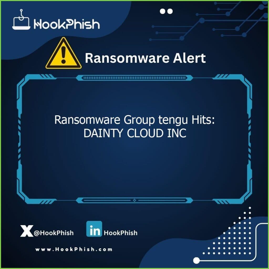 Tengu posts claim against Dainty Cloud Inc., threatens to publish stolen files
