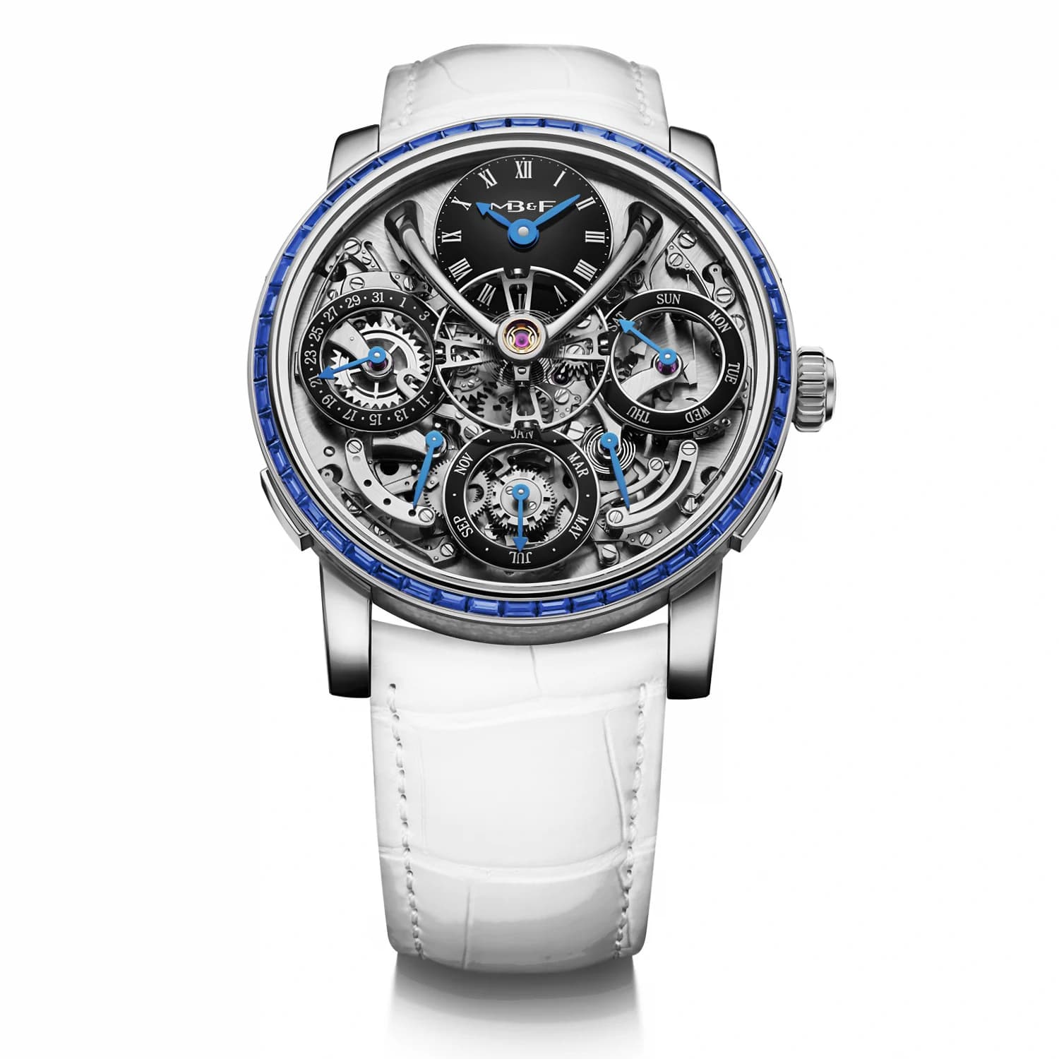 MB&F adds sapphires and rubies to Legacy Machine Perpetual editions
