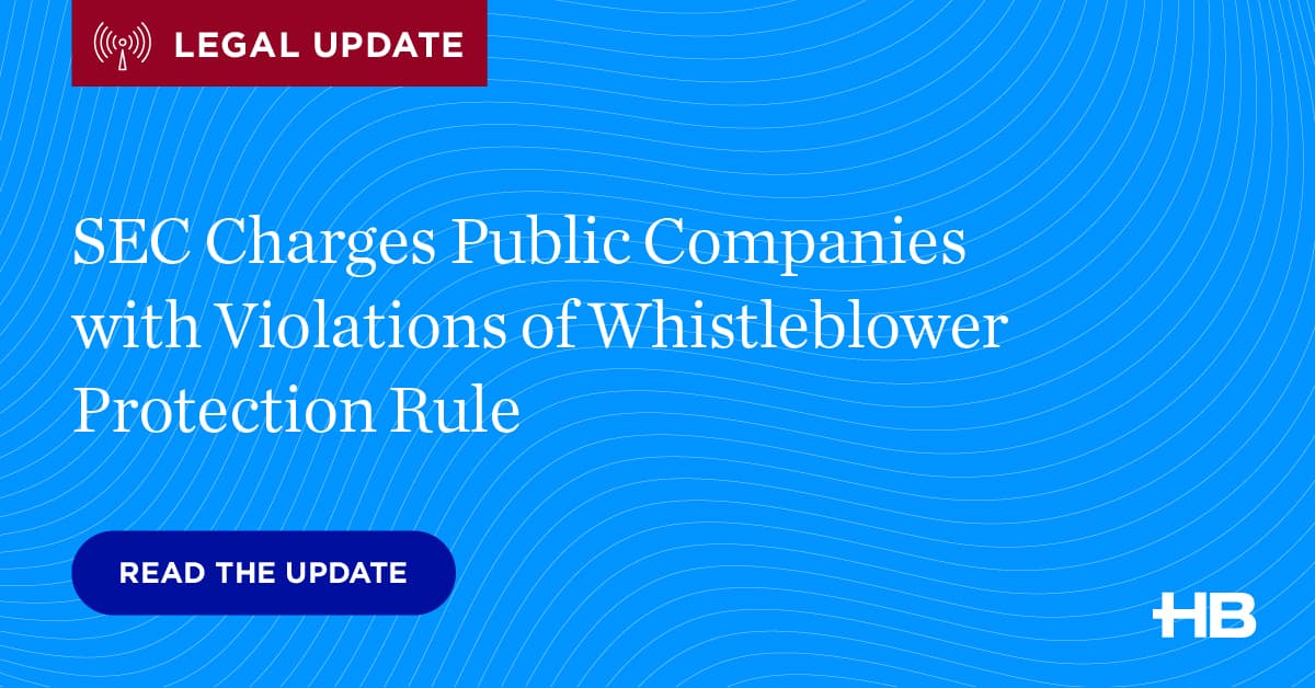 SEC whistleblower protections change the calculus for Goldman Sachs employees