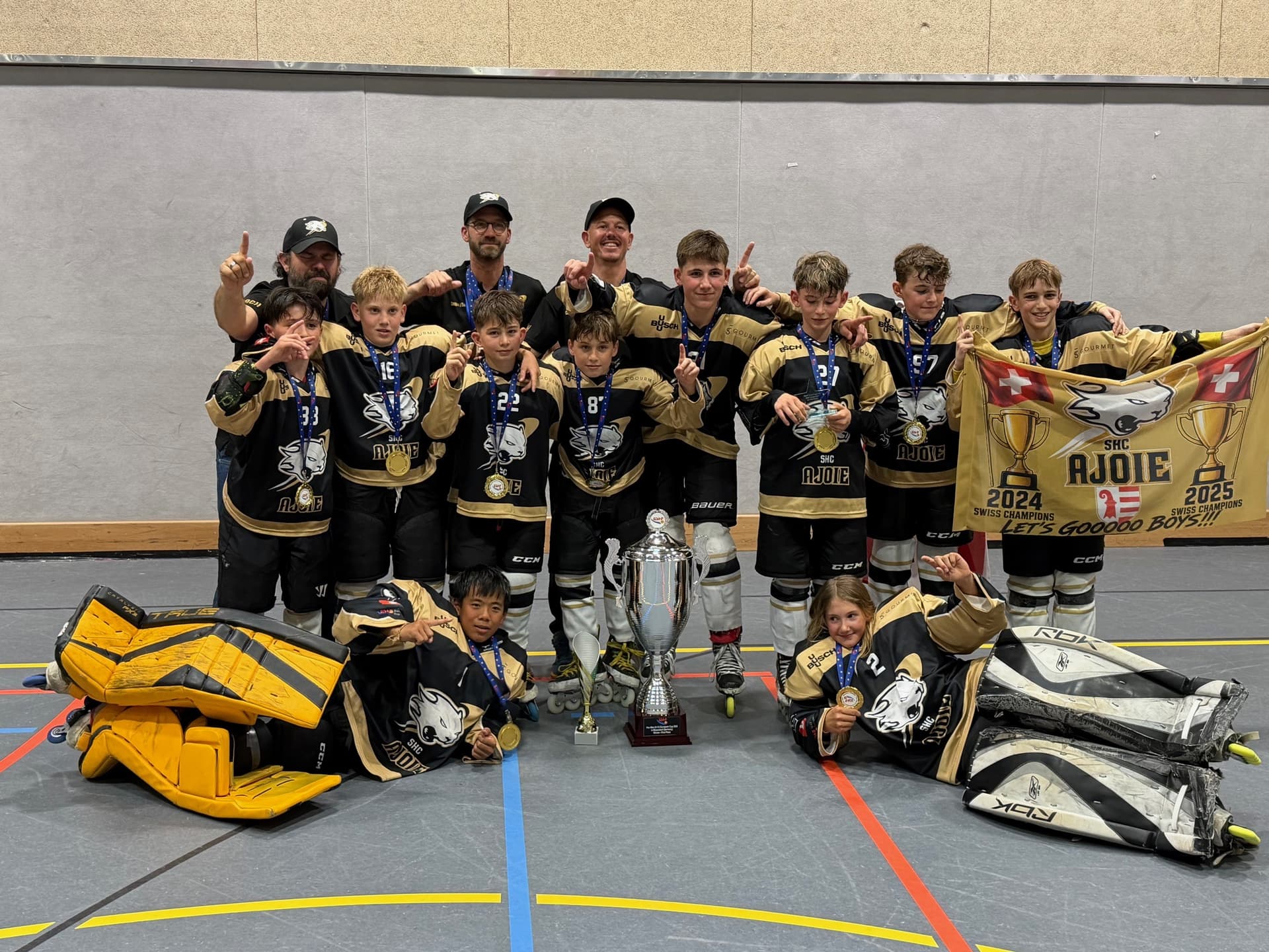 SHC Ajoie wins U13 European Cup in overtime thriller