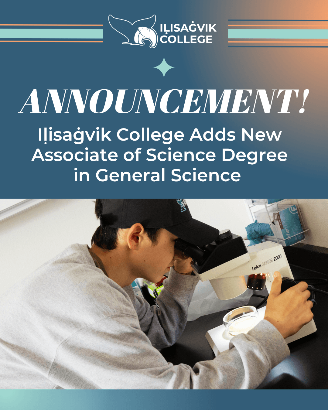 Iisaġvik College adds general science degree for North Slope students
