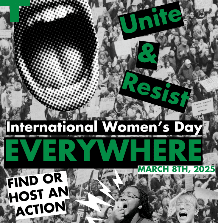 Hundreds March Through Union Square on International Women's Day