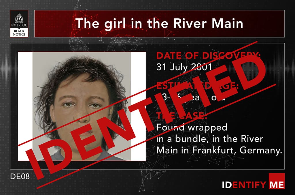 Interpol identifies Frankfurt river victim, father arrested in cold case murder