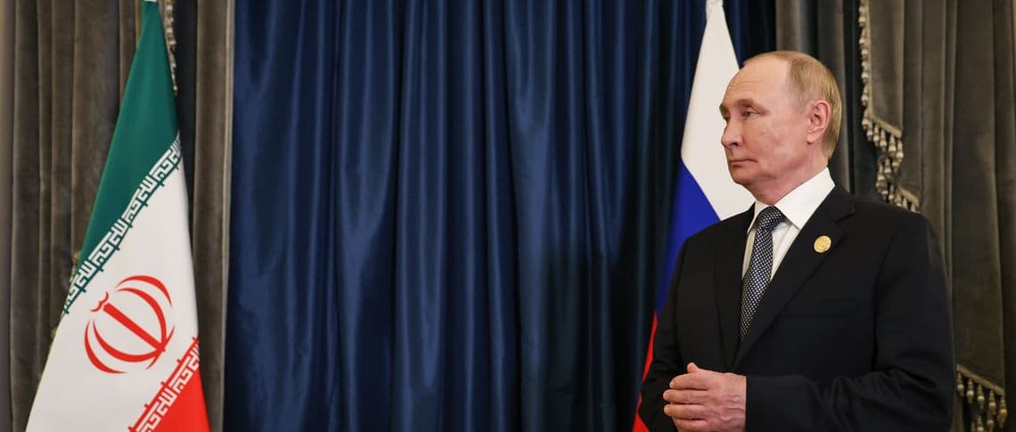Putin Uses Iran as Blueprint for Outlasting Western Pressure on Autocracies