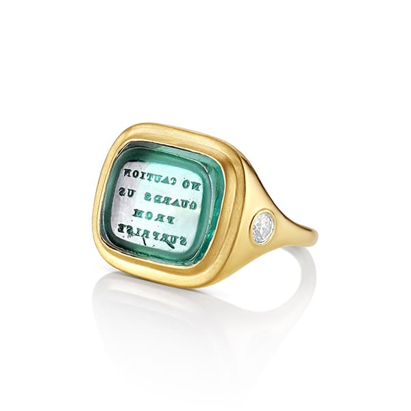 Seal & Scribe’s antique seal rings turn mottos into heirloom jewelry