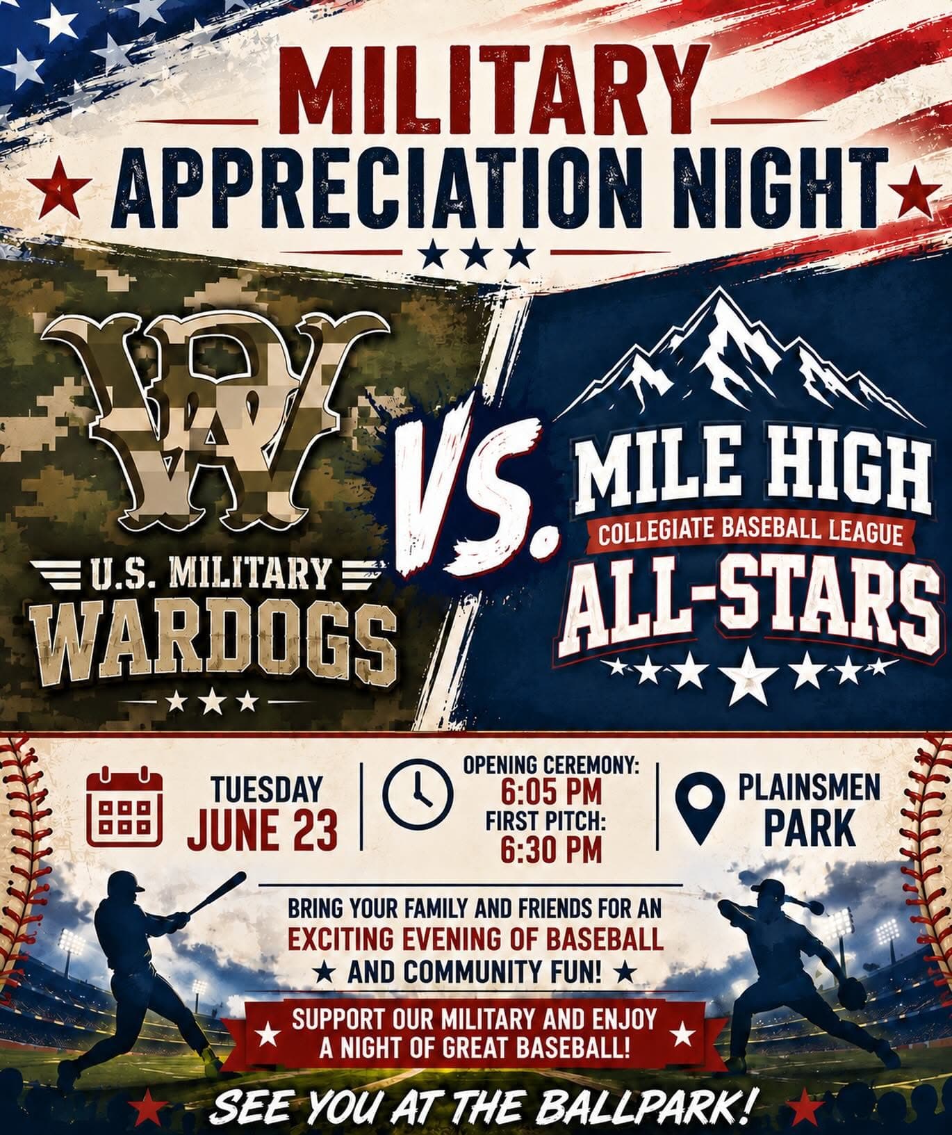 NJC to host Military Appreciation Night baseball game at Plainsmen Park