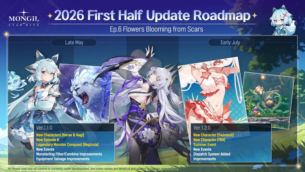 Netmarble adds Narae and Legendary Conquest to MONGIL: STAR DIVE