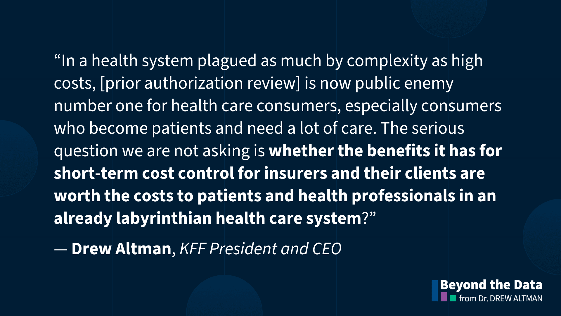 Doctor and Former Insurance Executive Face Off on Healthcare Costs