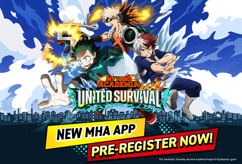 My Hero Academia United Survival opens global pre-registration on mobile