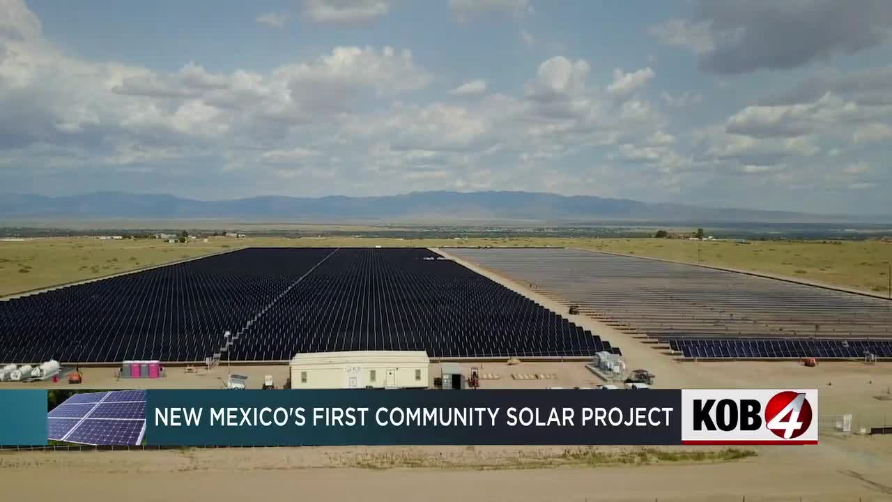 Valencia County Opens First Community Solar Plant, Low Income Access