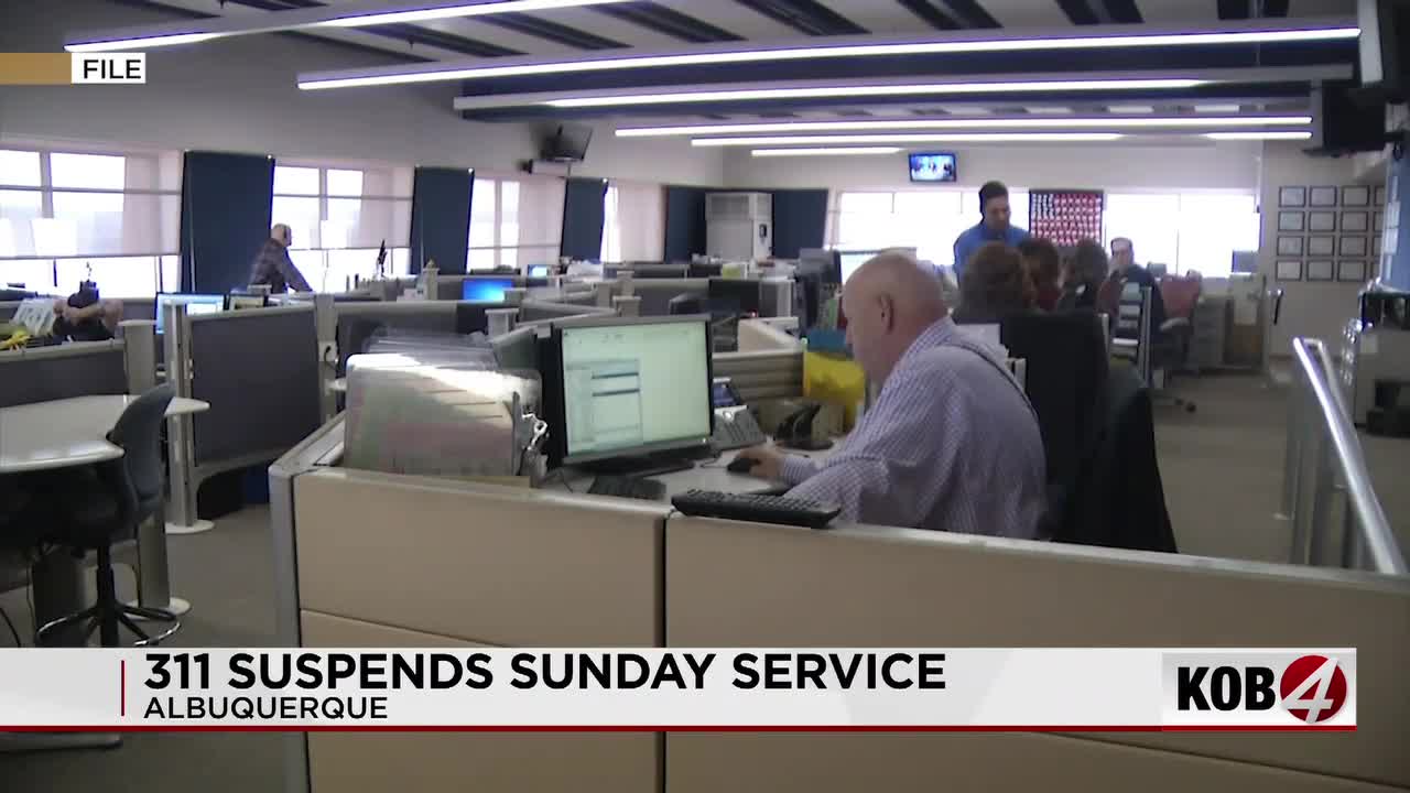 Albuquerque 311 ends Sunday live calls, sparking concern over service gaps