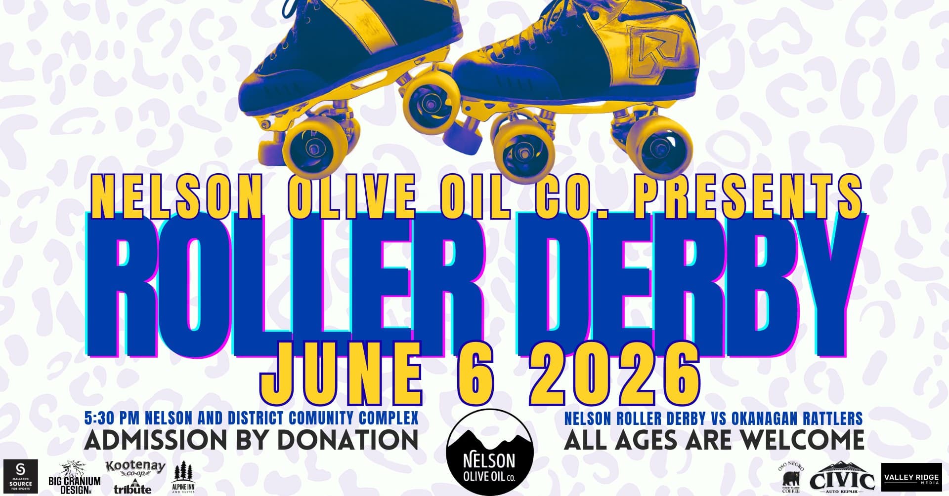Nelson Roller Derby hosts rare home game against Okanagan Rattlers