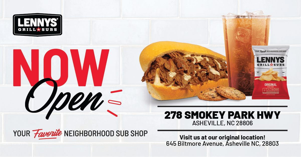 Lenny's Grill and Subs Opens New Asheville Location on Smokey Park Highway