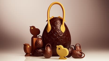 Le Café Louis Vuitton debuts Maxime Frédéric Chocolate Egg Bag March 13