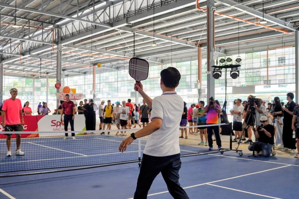 Singapore Converts Bus Terminal Into Eight Sheltered Pickleball Courts