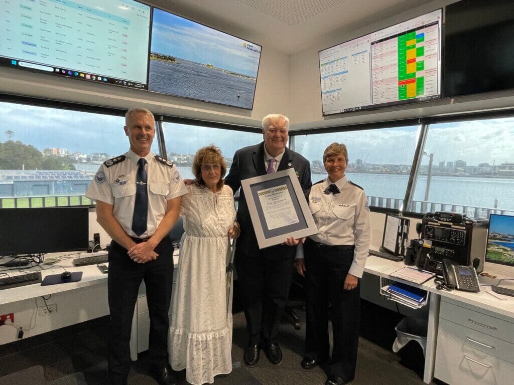 Newcastle Marine Rescue Crew Awarded Citations for Brave 2019 Catamaran Rescue