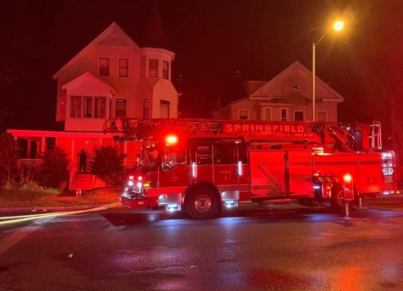 Garage Fire in Springfield Displaces Five Adults and Two Dogs