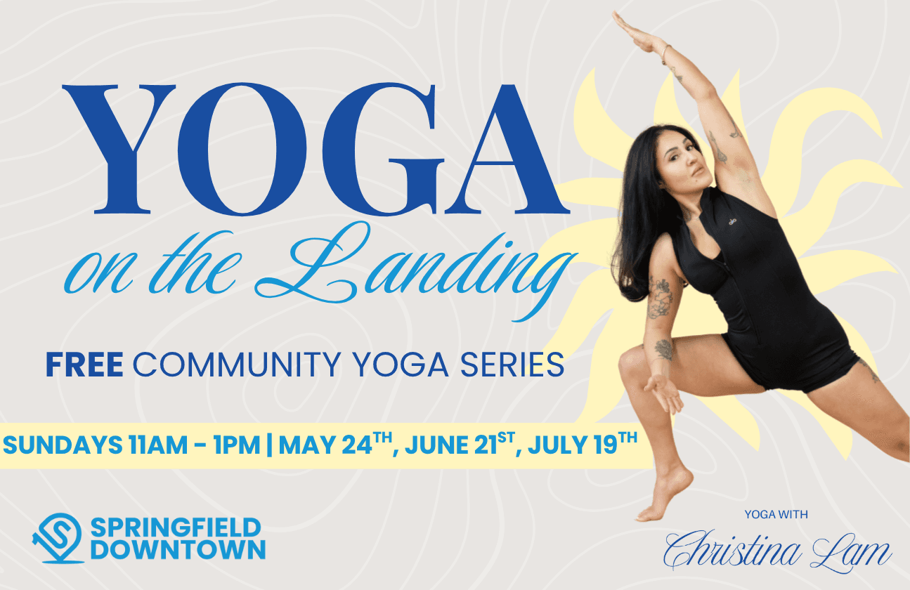 Free outdoor yoga series brings wellness to downtown Springfield