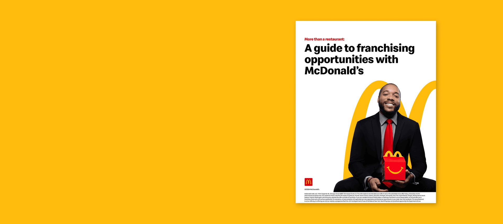 McDonald's outlines franchise requirements, funding and training steps