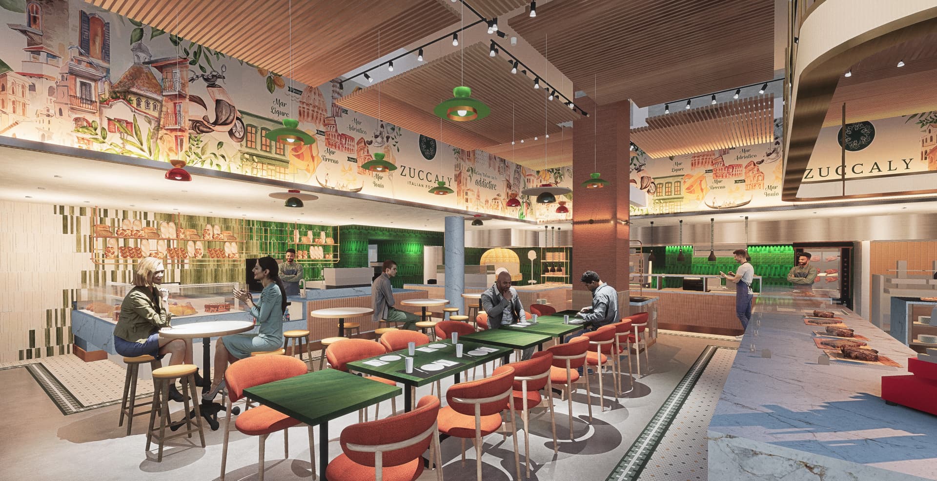 Coral Gables gets first Italian food hall with pasta stations