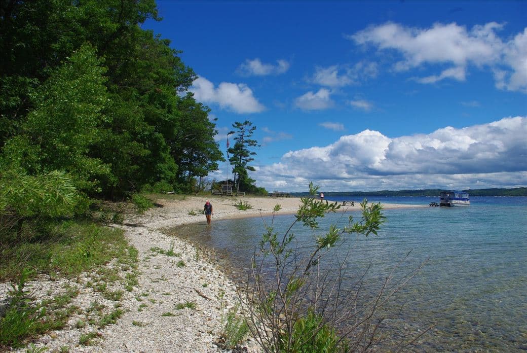 Power Island offers remote camping and paddling near Traverse City