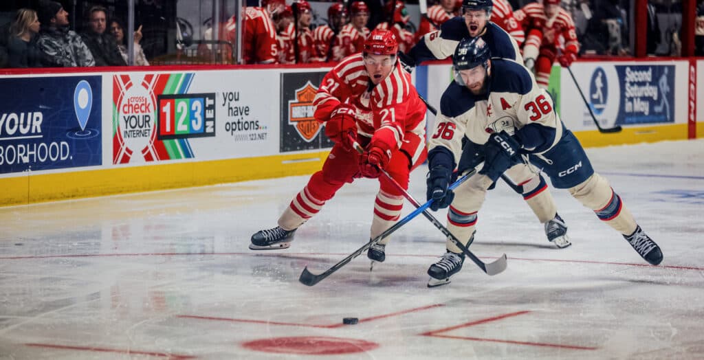 Griffins Stifle Admirals 2-0, Milwaukee Limited to 10 Shots