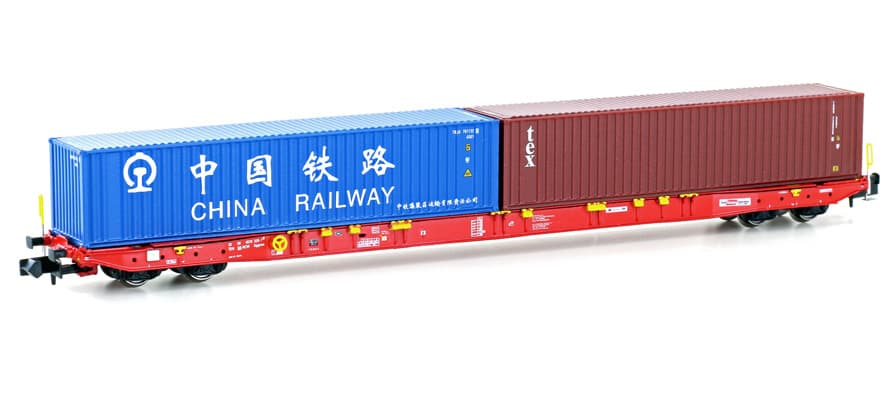 Hobbytrain unveils new N-scale container wagons for intermodal traffic