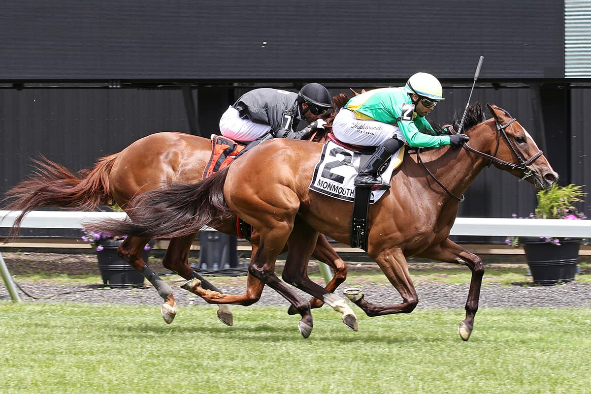 Ozara wins Miss Liberty Stakes in seasonal debut at Monmouth Park