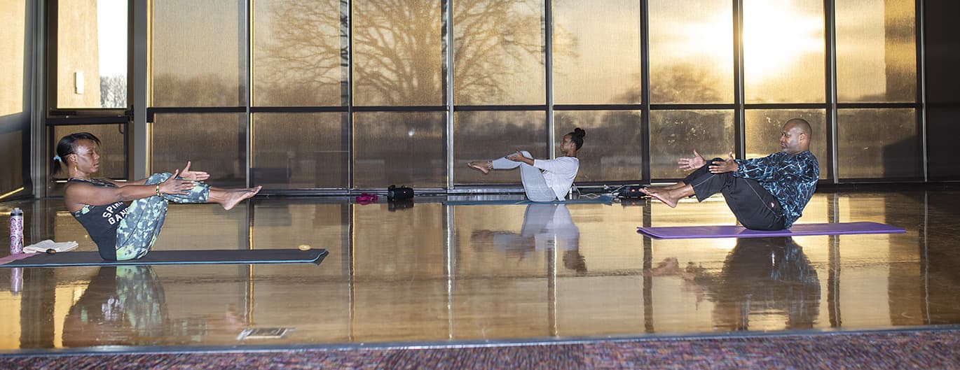 Warner Park adds yoga studio in expanded recreation center