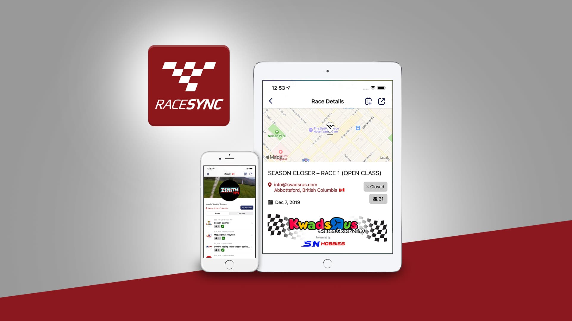 RaceSync iOS update adds search, organizer tools, Series groundwork