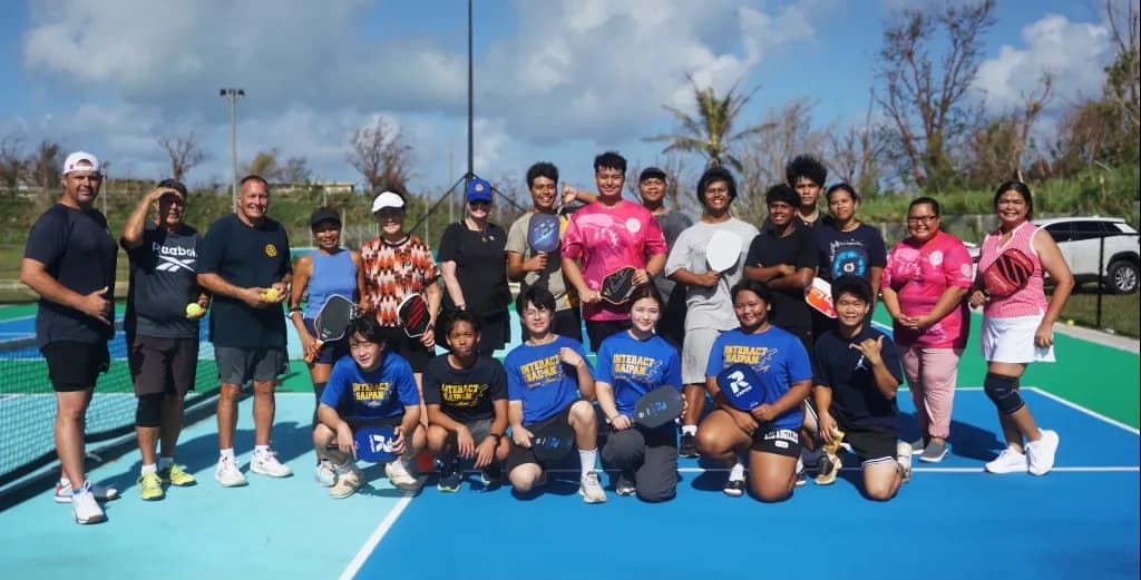 Saipan youth celebrate New Generations Day with pickleball tournament