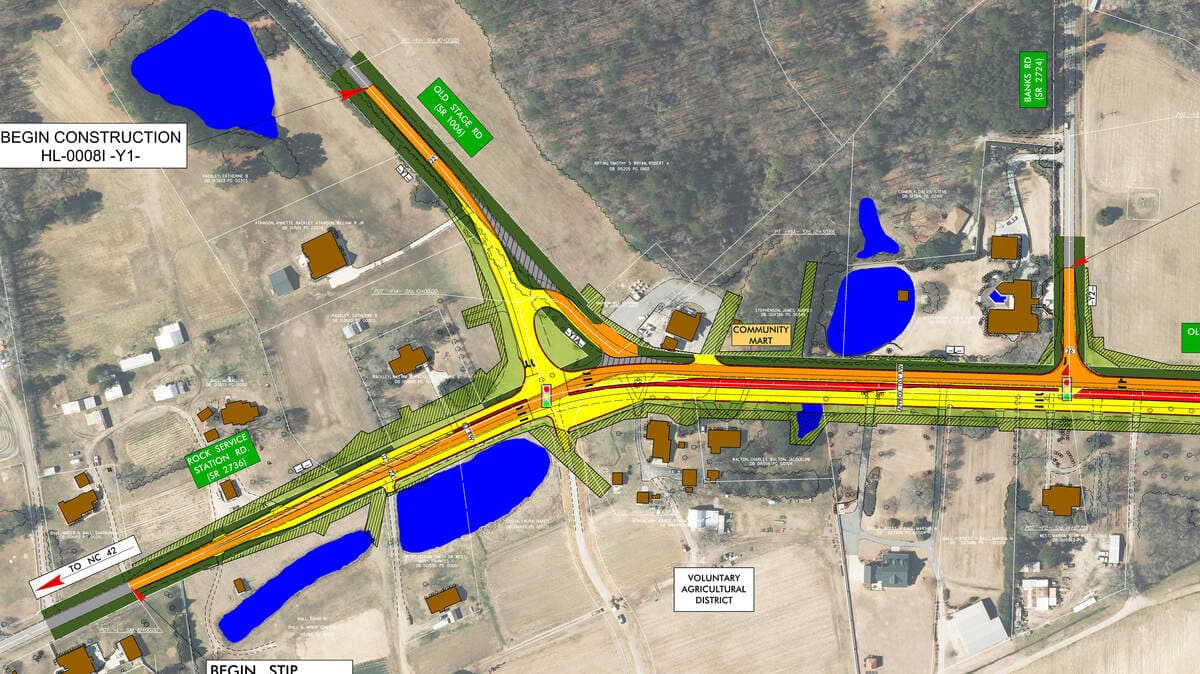 Old Stage Road widening set to begin, new signals planned in southern Wake County