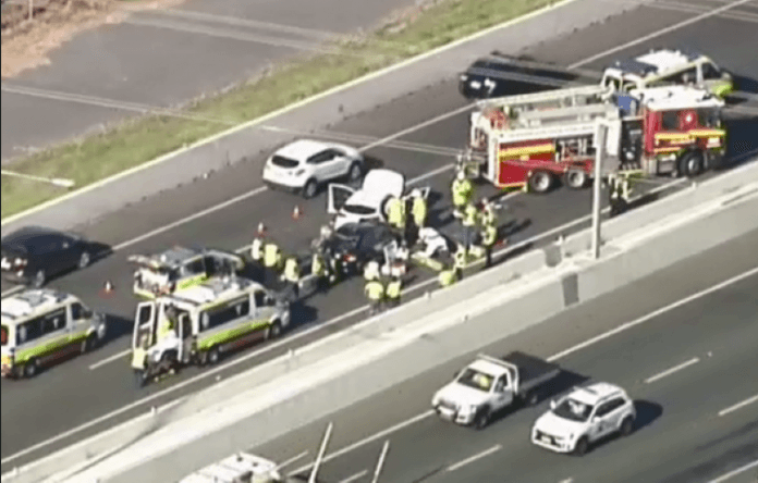 Crash near Gateway and International Way seriously injures three, including two juveniles